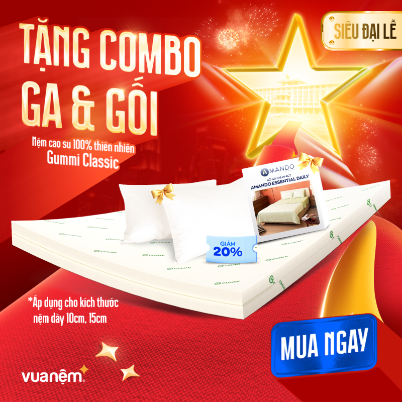 Nệm cao su Gummi Classic