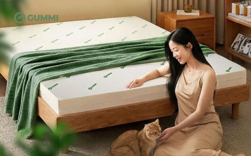 Chọn mua nệm 2m cao su thiên nhiên tại Gummi