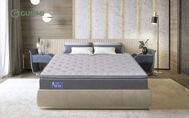 Đệm 2mx2m2 phù hợp phòng ngủ master cao cấp