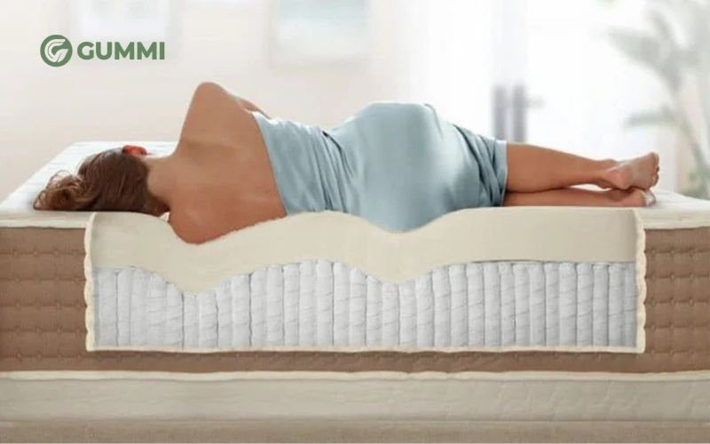 Đệm dày 40cm hỗ trợ cột sống hiệu quả