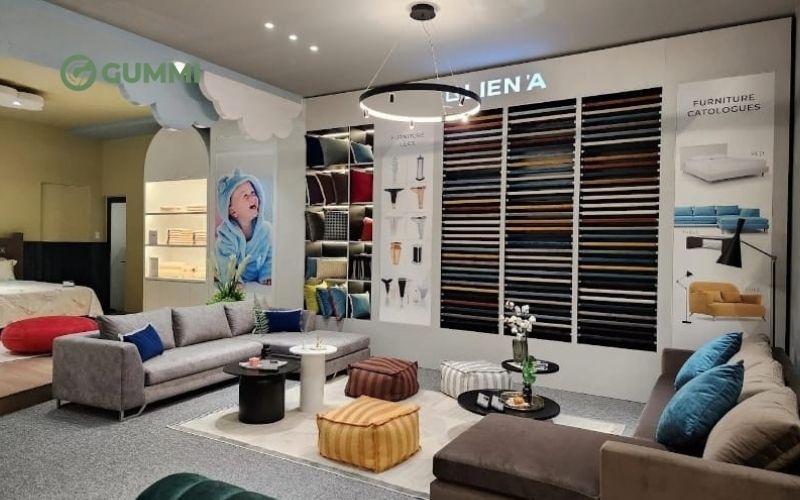 Không gian cửa hàng nệm Liên Á