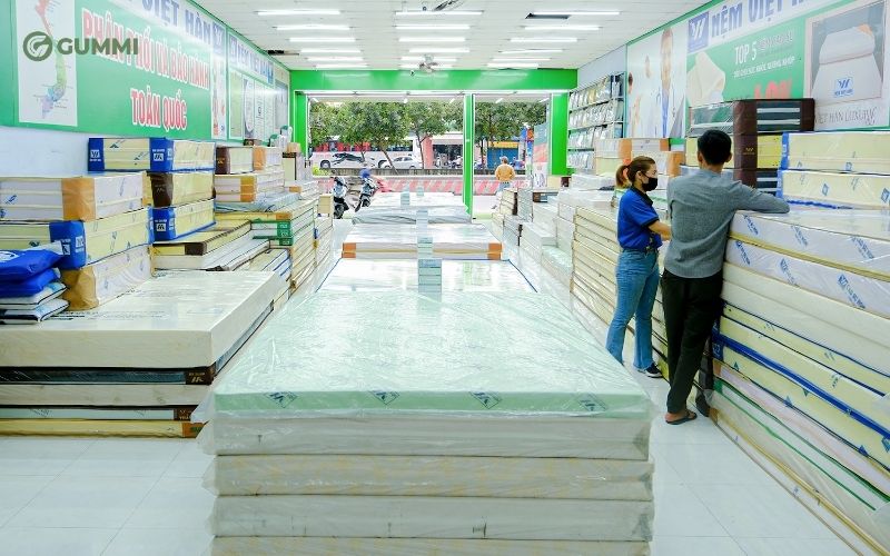Top 10 địa chỉ mua nệm cao su Rạch Giá chất lượng, giá tốt 2026 4 Nệm việt hàn cung cấp nệm cao su đa dạng