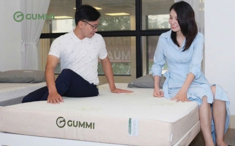 Mua nệm đơn chất liệu cao su thiên nhiên Gummi