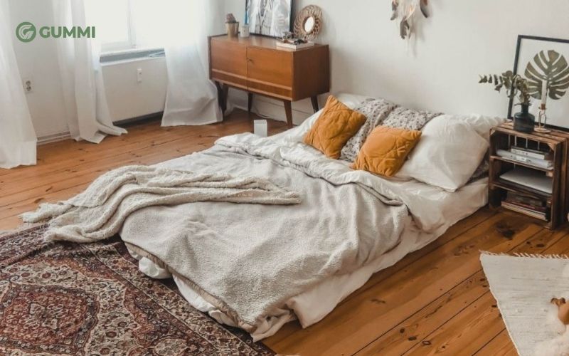 Nằm đệm trên sàn dễ tích tụ vi khuẩn