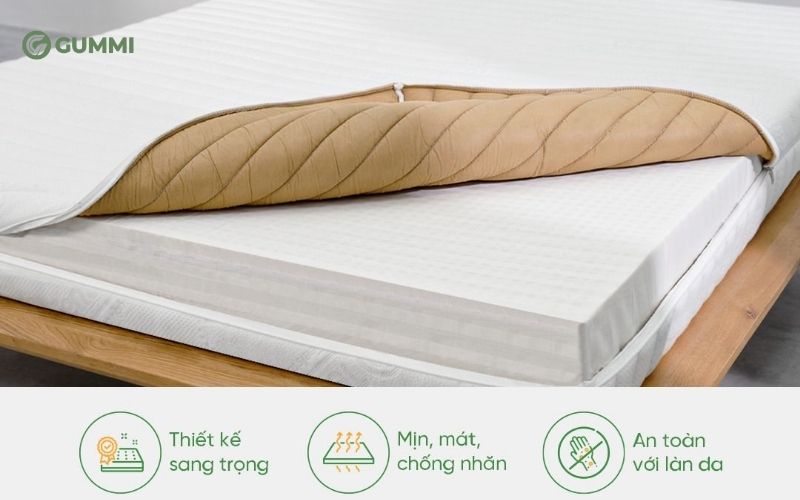Nệm 20 cm cao su đàn hồi