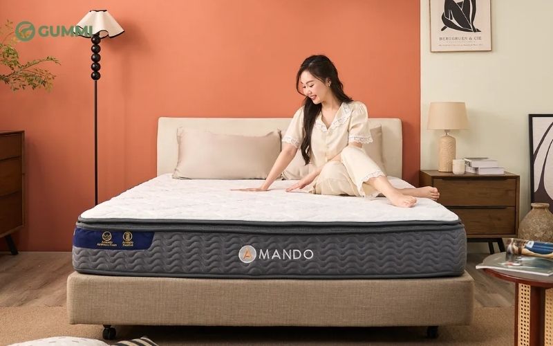 Nệm cao 20 cm lò xo