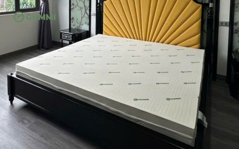 Nệm 2m2x2m mang đến không gian ngủ rộng rãi và thoải mái tối đa