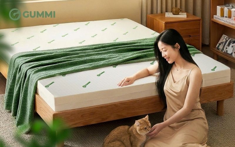 Nệm cao su giá dưới 2 triệu: Có nên mua không? Gợi ý loại tốt 9 Nệm cao su thiên nhiên Gummi Classic hỗ trợ giảm đau mỏi cơ thể và cải thiện chất lượng giấc ngủ