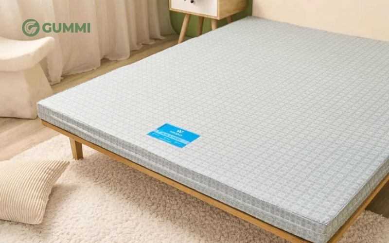 Nệm gấp 3 được làm từ nhiều chất liệu khác nhau