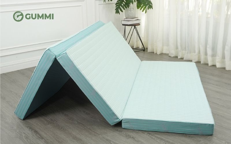 Nệm gấp 3 linh hoạt và tiết kiệm diện tích