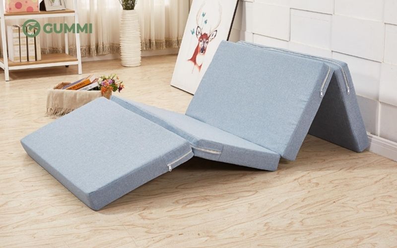 Nệm gấp 4 bông ép thoáng khí và giá hợp lý