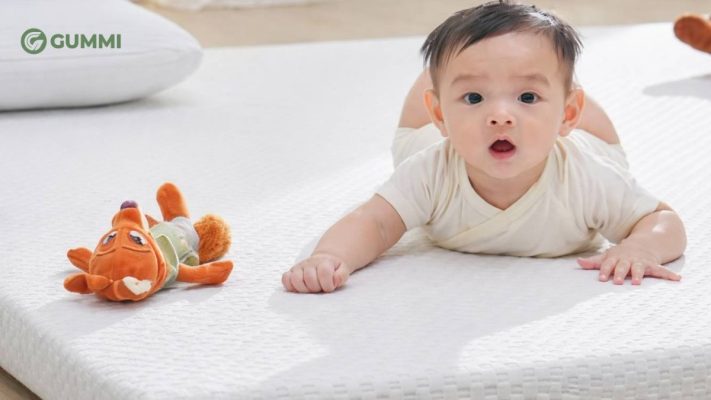 Nệm gấp cho bé nhỏ gọn