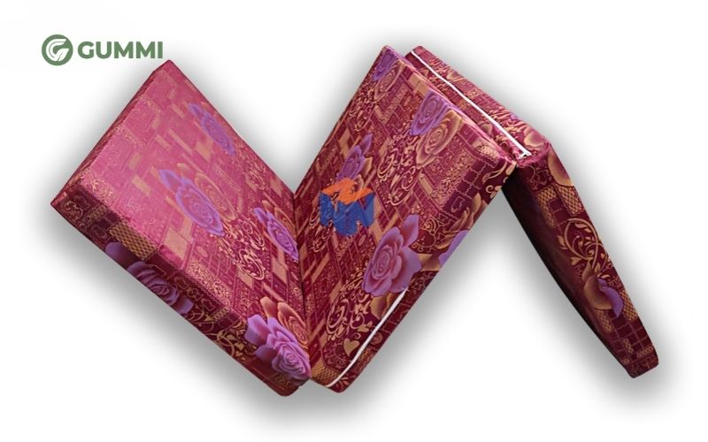 Nệm gấp gọn bông gòn lỗ