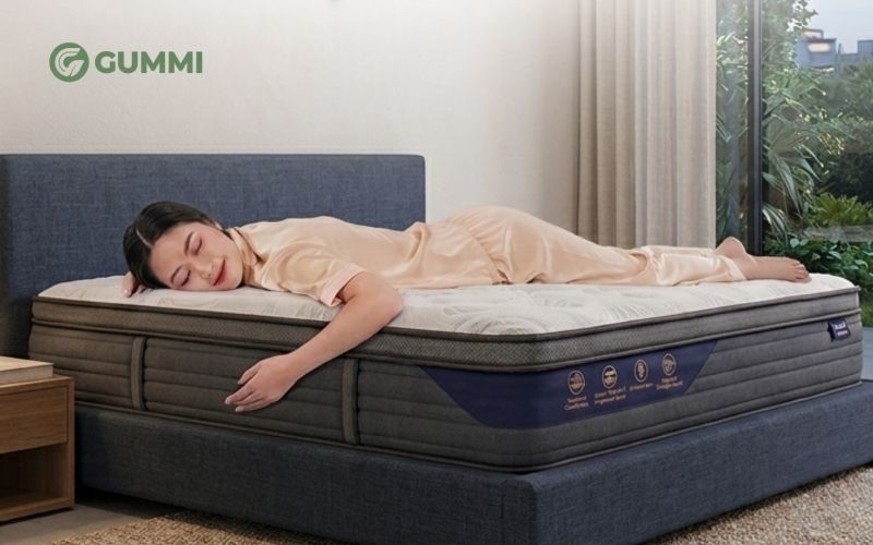 Top 12 mẫu đệm khách sạn 4 sao chất lượng được ưa chuộng 3 Nệm lò xo giúp tăng độ êm và hạn chế rung lắc