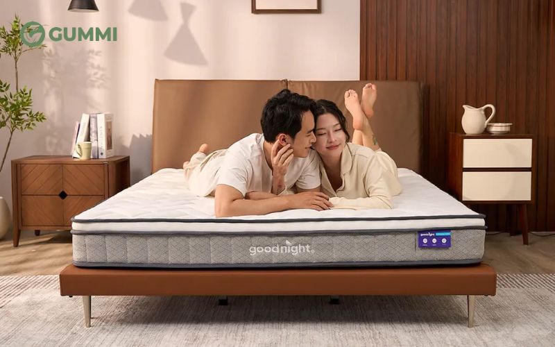 Nệm êm như khách sạn – Top 10 mẫu nệm đáng đầu tư 2026 7 Goodnight SleepWave Hybrid kết hợp giữa lò xo và foam