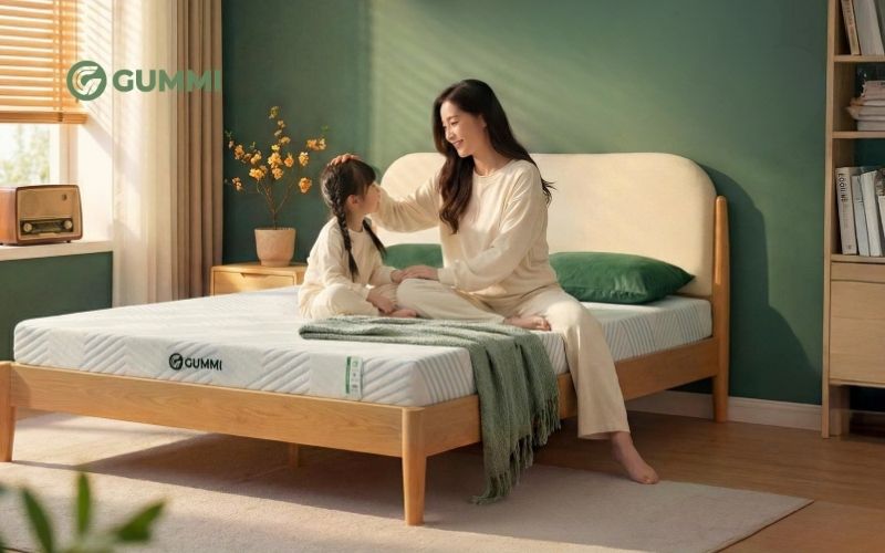 Cắt nệm theo kích thước yêu cầu và tham khảo các mẫu nệm đẹp, chất lượng tại Gummi