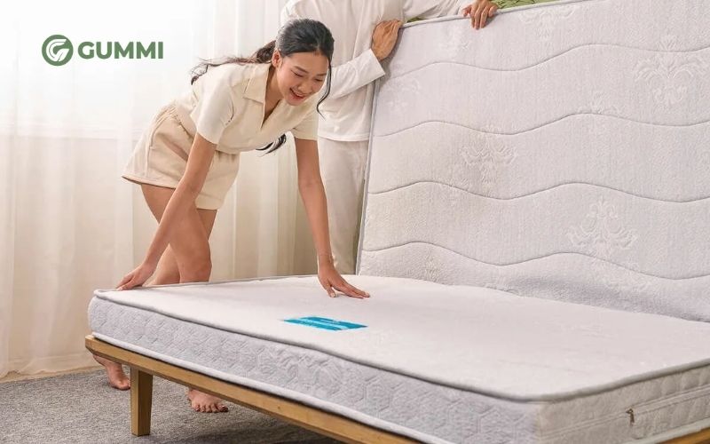 Nệm gấp 2 đang ngày càng được ưa chuộng trong cuộc sống hiện đại