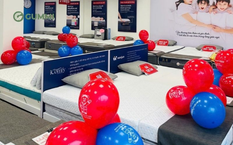 Cập nhật top 10 địa chỉ mua nệm Hà Nội chính hãng, uy tín 2 Vua Nệm - Hệ thống bán lẻ nệm với hơn 170 cửa hàng toàn quốc