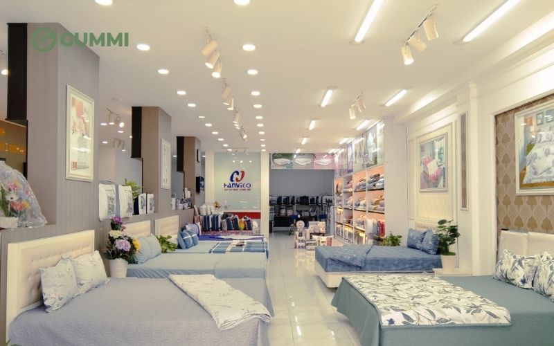 Các dòng chăn ga gối đệm Hanvico tại showroom Phú Thọ