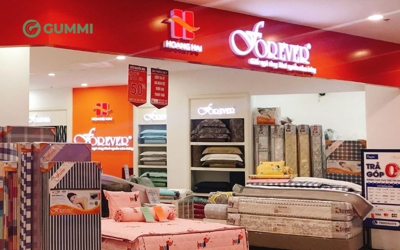 Các mẫu đệm đa dạng tại Forever Nam Định