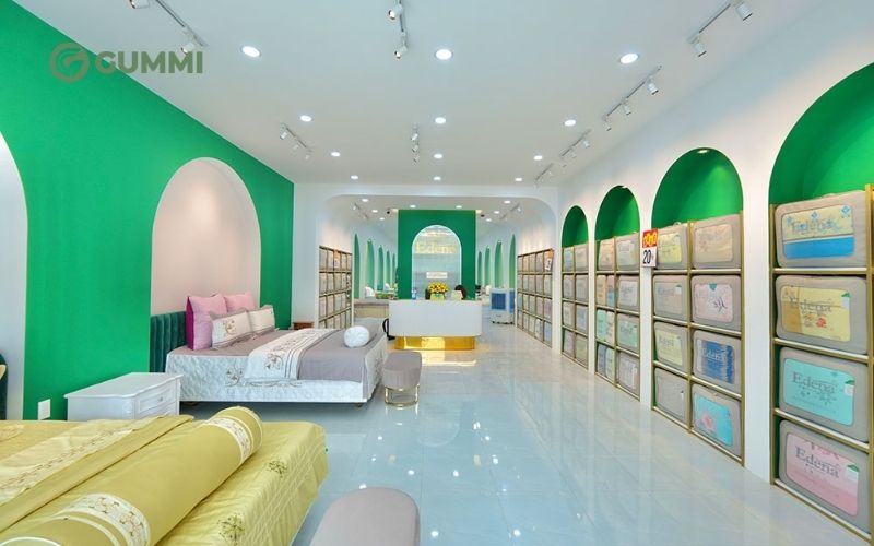 Các mẫu nệm ngủ tại cửa hàng Edena
