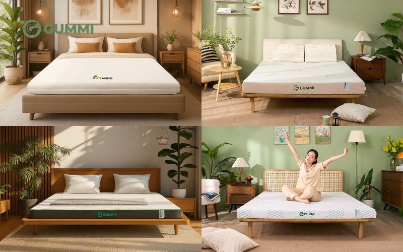 Chọn nệm cao su thiên nhiên từ thương hiệu Gummi
