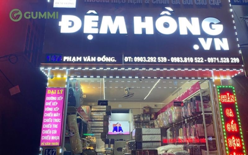 Đệm Hồng là cửa hàng kinh doanh chăn ga gối nệm với đa dạng mẫu mã