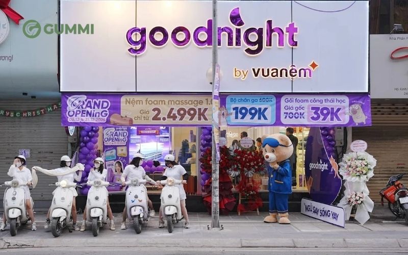 10 cửa hàng nệm quận Cầu Giấy Hà Nội uy tín, giá tốt 9 Showroom nệm Goodnight tại Cầu Giấy