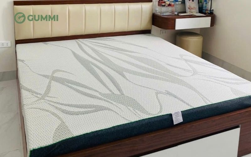 Nệm cao su thiên nhiên Gummi với thiết kế nâng đỡ và thoáng khí