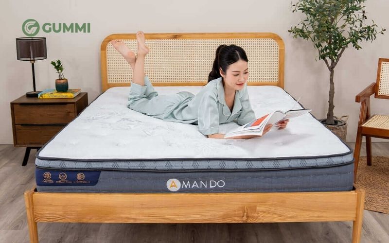 Nệm lò xo túi độc lập Amando Elite Plus