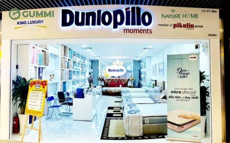 Nệm Dunlopillo được đánh giá cao nhờ chất lượng và thiết kế sang trọng
