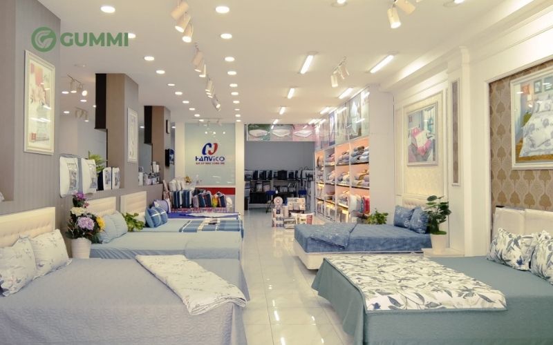 Showroom Hanvico Vũng Tàu với nhiều dòng nệm chất lượng