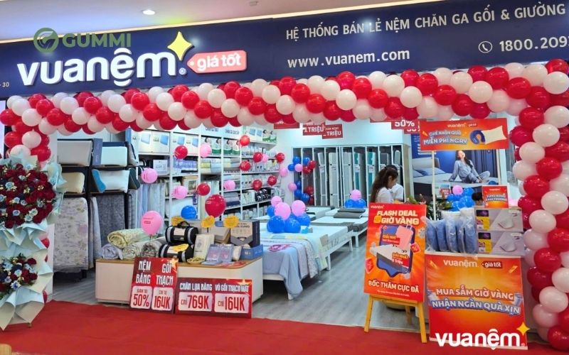 Khám phá 10 cửa hàng nệm quận Phú Nhuận uy tín, giá tốt 1 Vua Nệm - một trong những thương hiệu nệm lớn nhất và có độ phủ rộng hàng đầu tại Việt Nam hiện nay