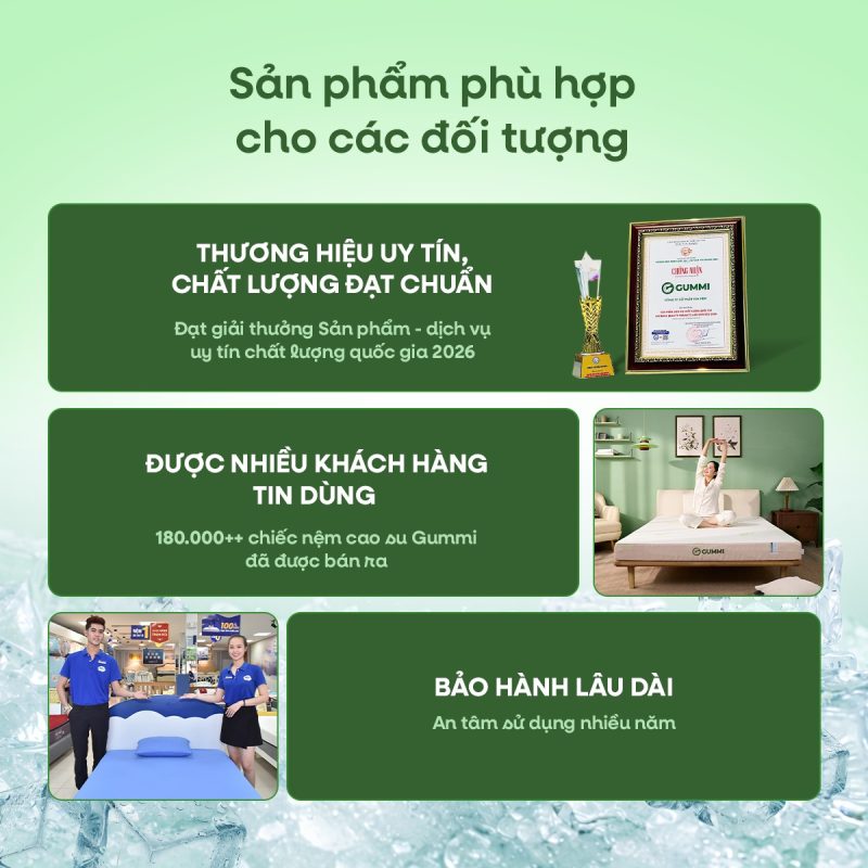 Gummi - Khởi Tạo Xu Hướng Giấc Ngủ Xanh Sạch