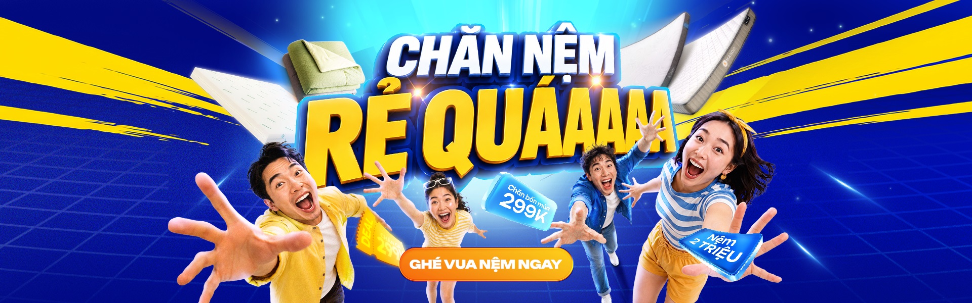 Chăn nệm rẻ quá