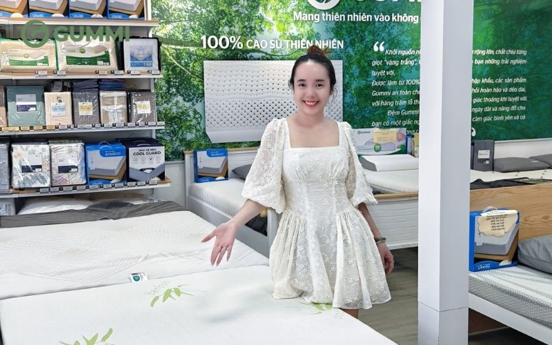 Top 10 cửa hàng nệm Bạc Liêu chất lượng, đáng tin cậy 2 Các sản phẩm nệm Gummi có độ đàn hồi, khả năng kháng khuẩn và khử mùi tốt