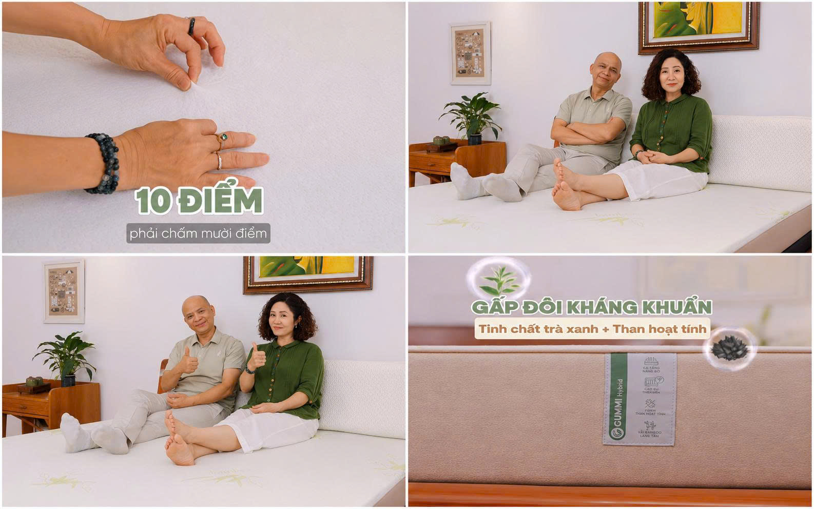 Nệm cao su Gummi Hybrid được tin dùng