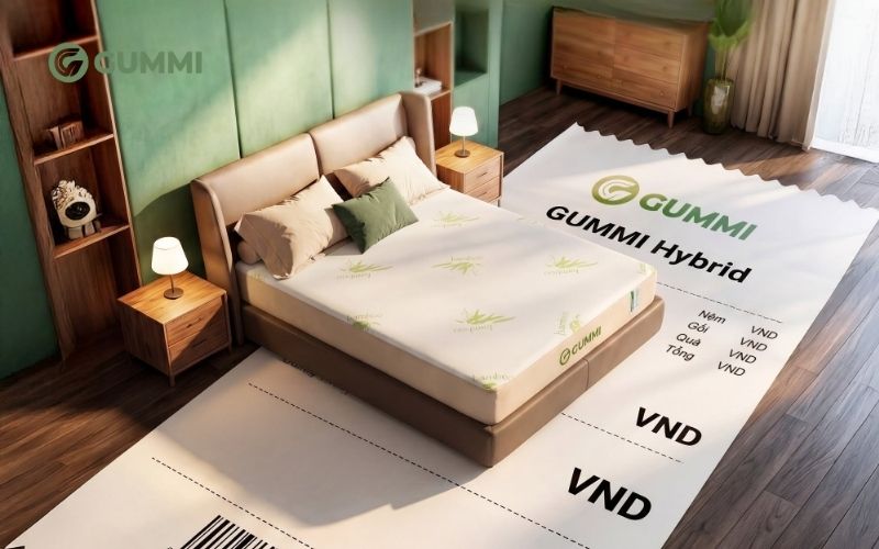 Top 10 cửa hàng nệm An Giang uy tín, chính hãng, giá tốt 2026 2 Mua nệm tại An Giang online thương hiệu Gummi