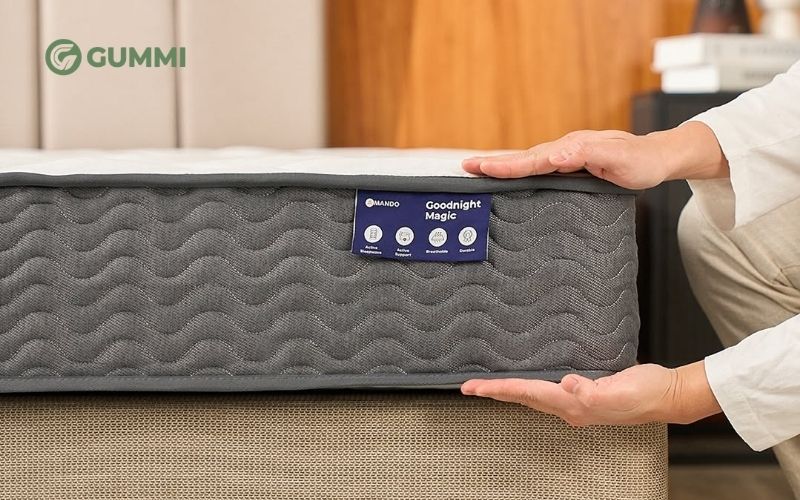 Nệm mùa đông có độ dày phù hợp giúp nâng cao sự thoải mái khi ngủ