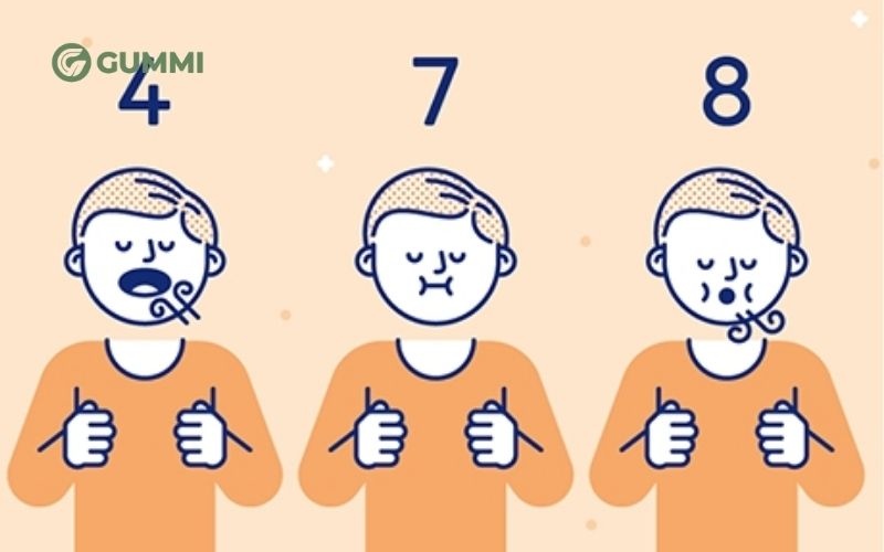 15+ mẹo ngủ nhanh giúp bạn chìm vào giấc ngủ chỉ trong vài phút 3 Áp dụng kỹ thuật thở 4-7-8