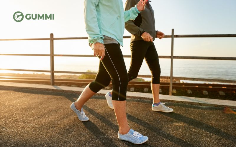 Đi bộ giúp tăng mức tiêu hao năng lượng tổng thể