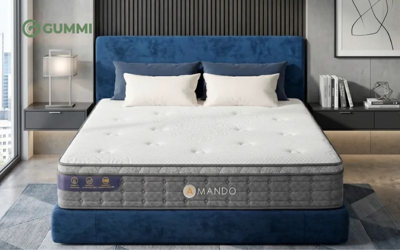 1 ngày ngủ 6 tiếng được không? Giải đáp chi tiết 6 Nệm lò xo túi độc lập Amando Elite Plus ngủ mát, êm sâu dày 25cm