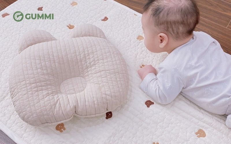 Gối chống lõm đầu cho trẻ sơ sinh