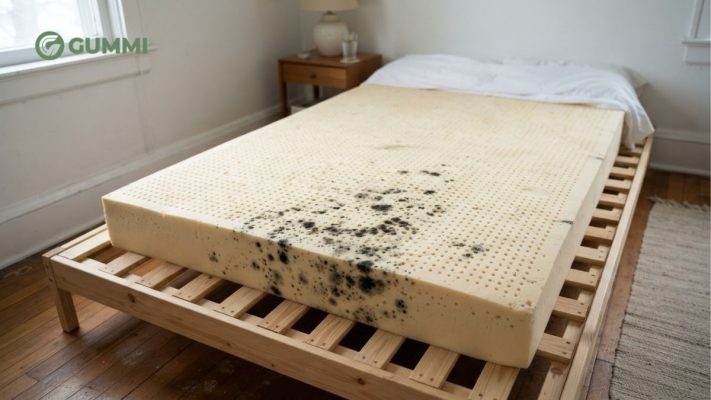 Nguyên nhân nệm cao su bị đen và 10 cách khắc phục hiệu quả