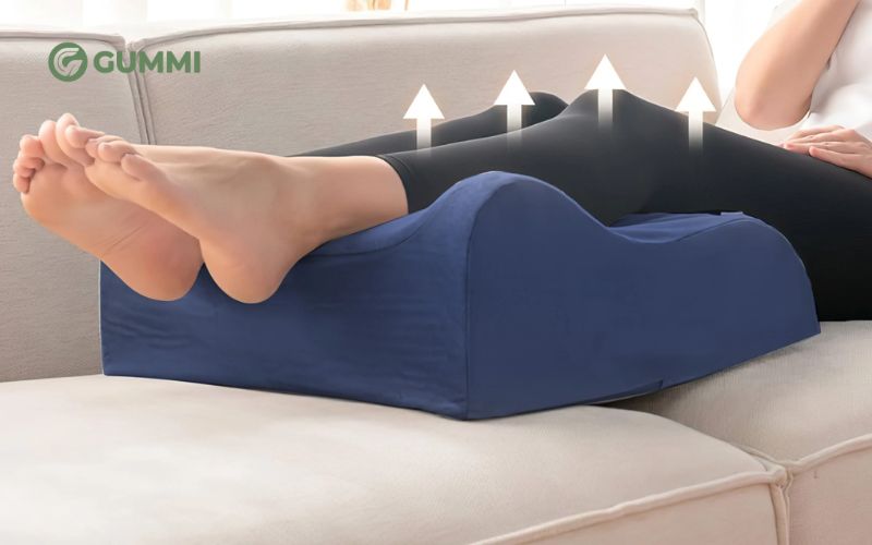 Kê gối dưới chân khi ngủ có thể tốt nếu thực hiện đúng cách